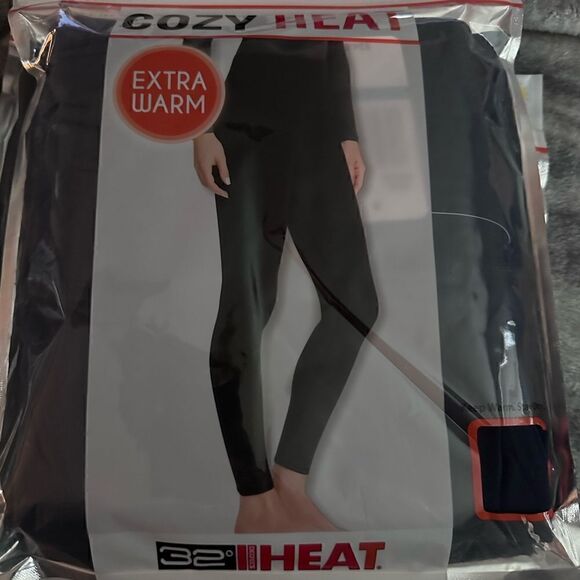 NWTs 32 Degrees Heat Base Layer Pant Black - Picture 1 of 1
